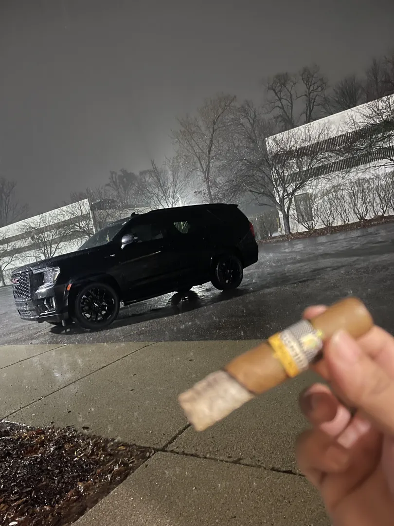 Rain + good cigar