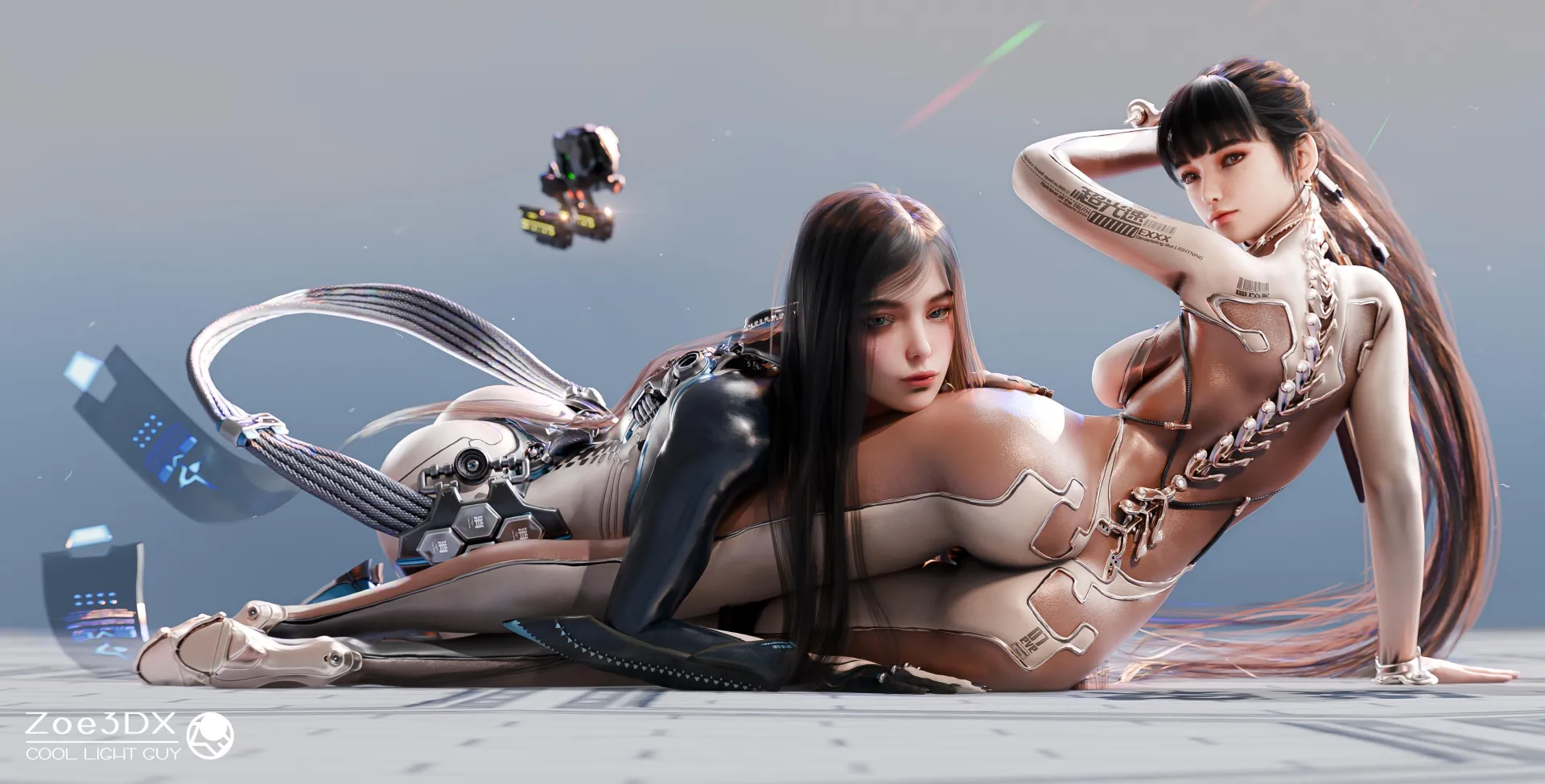 Raven & Eve training together. ⚔️ (Zoe3DX)