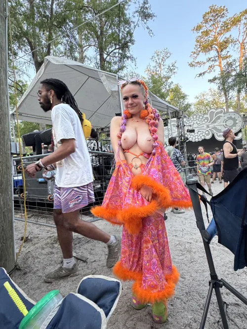 raves are more fun when my titties stay out of