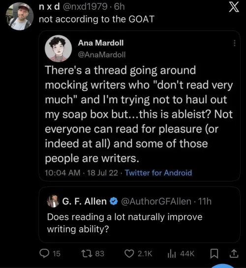 reading is ableist