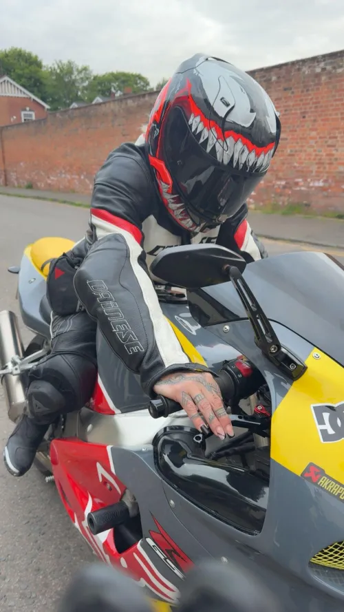 Ready to ride…want a seat behind me?