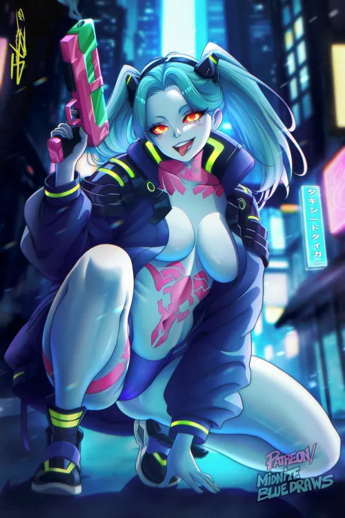 Rebecca fan art by Midnitebluedraws