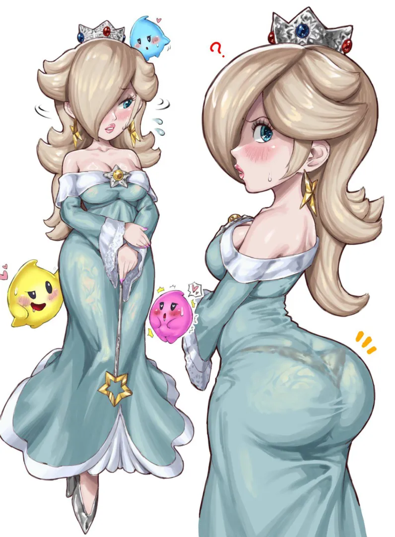 Recently even the lumas can't stop staring at and even boldly touching Rosalina's sexy body, much to her shock. (Toggy Keiichi)