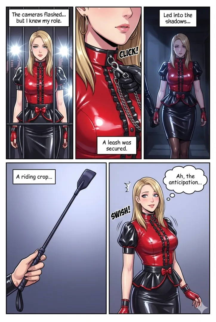 Red & Black Latex Beauty
