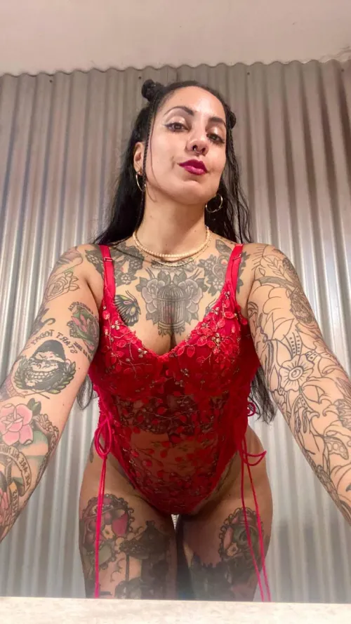 Red looks good on me