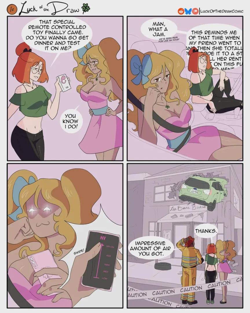 Relationship goals art by u/LuckOfTheDrawComic