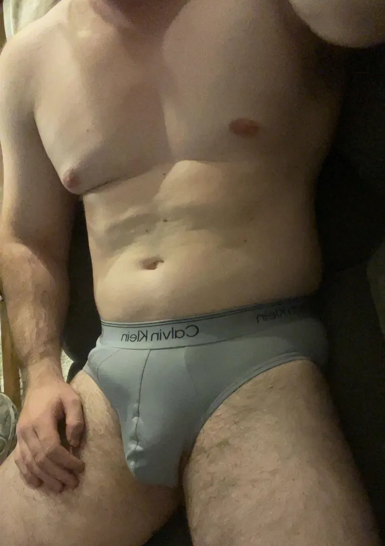 Relaxing in some briefs and ready to set a high score on your credit card 