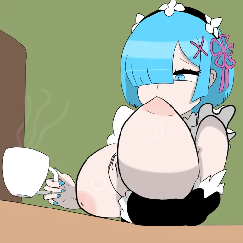 Rem waiting for Subaru to wake up