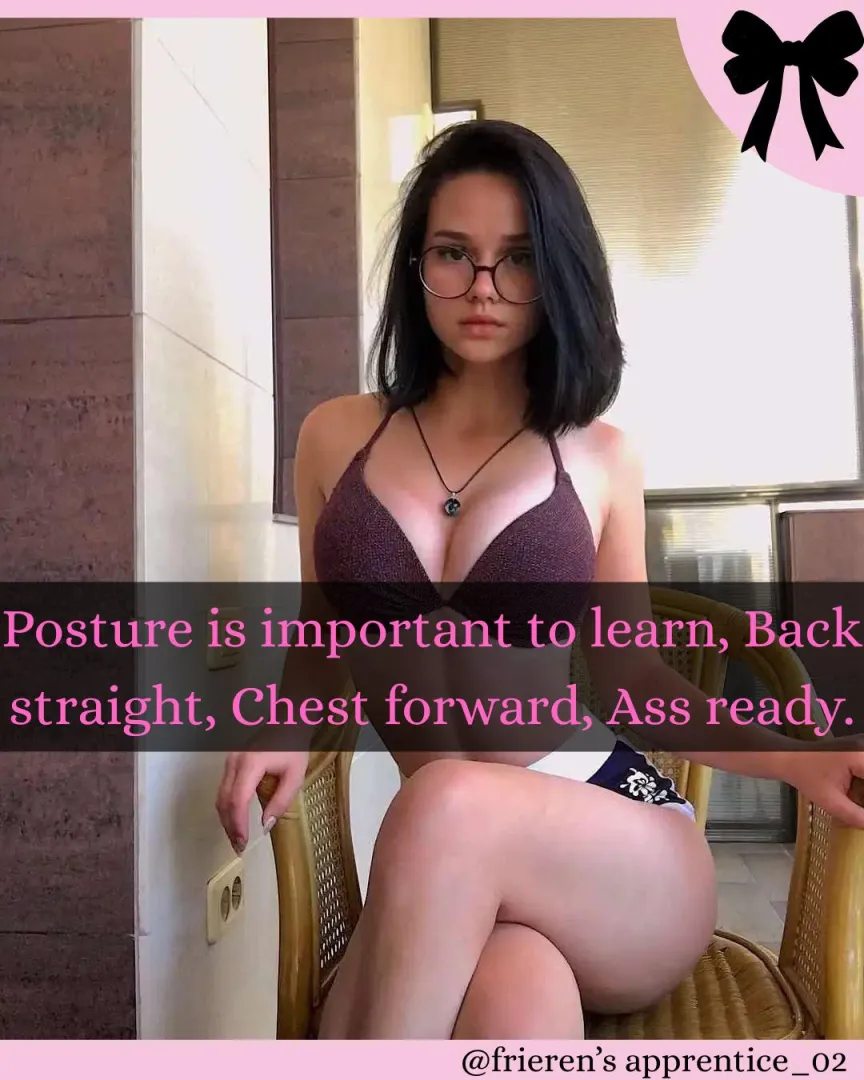 Remember your posture girls.