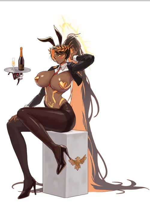 Reverse Bunnysuit Empress by @PodoBrick