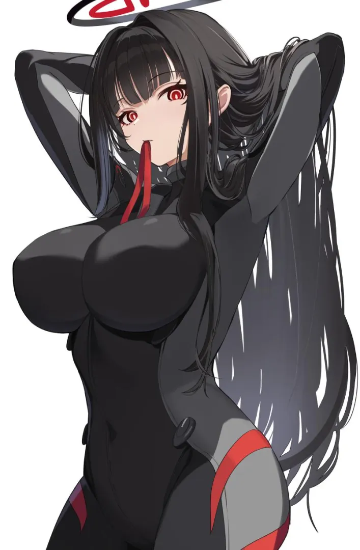 Rio tying her Hair [Blue Archive]