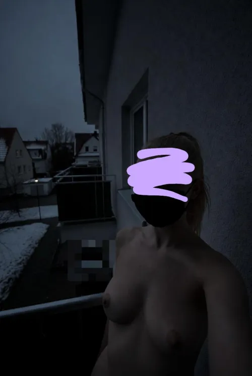 Risking it for my neighbors :)