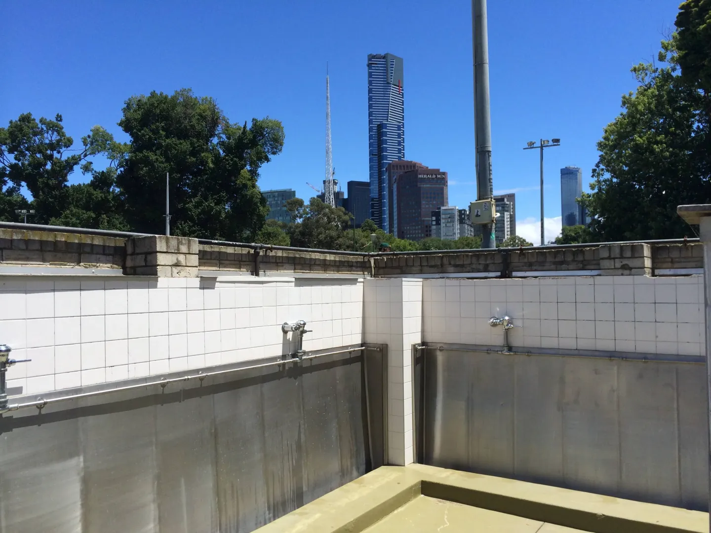 Riverside skatepark toilets - Melbourne