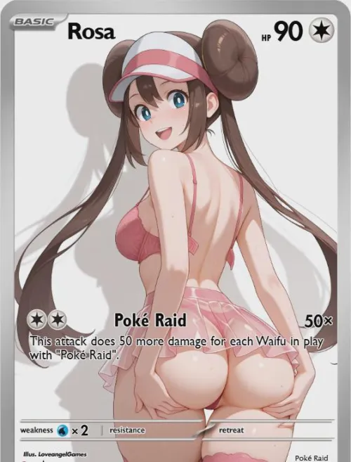 Rosa wearing some lingerie