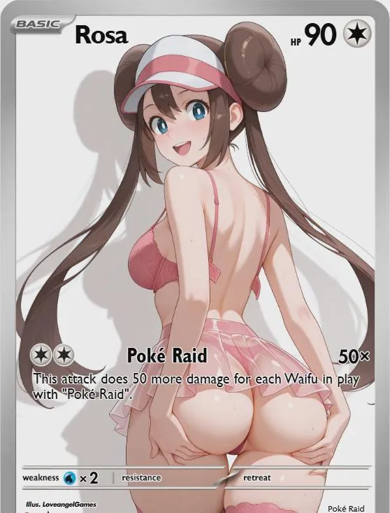 Rosa wearing some lingerie