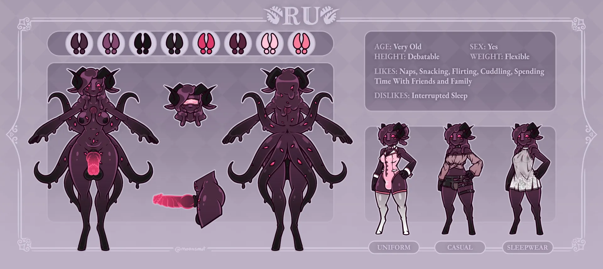 Ru Ref Sheet - Expanded (MoonKanin/MoonSmut)
