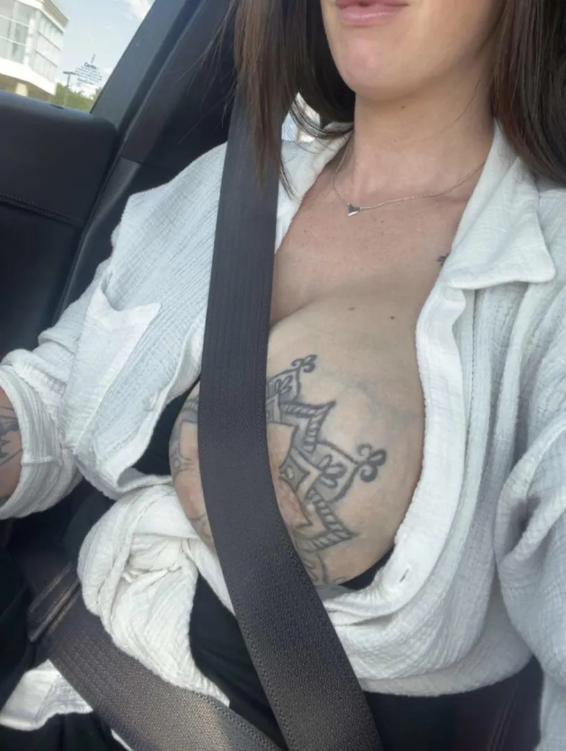 Running errands and turning heads