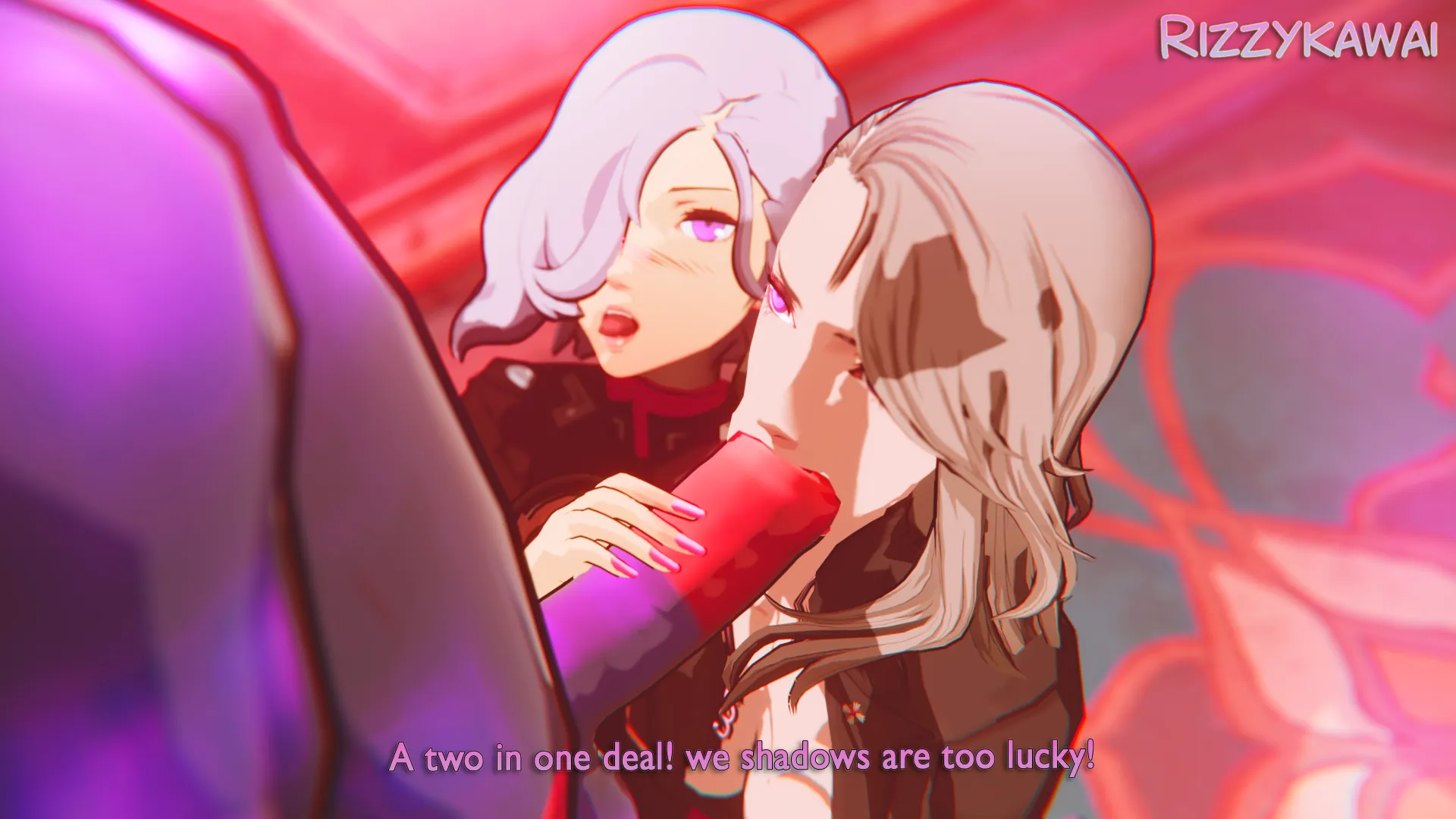 Sae and a Tomboy Sae (@Rizzykawai)