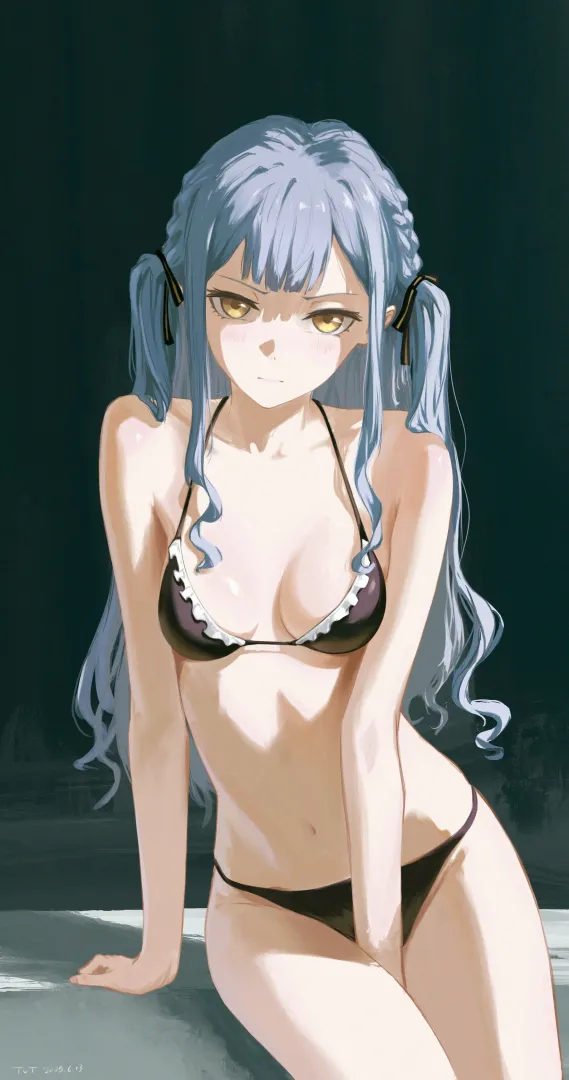 Sakiko in a black bikini [BanG Dream!] (T_TLLLLai)