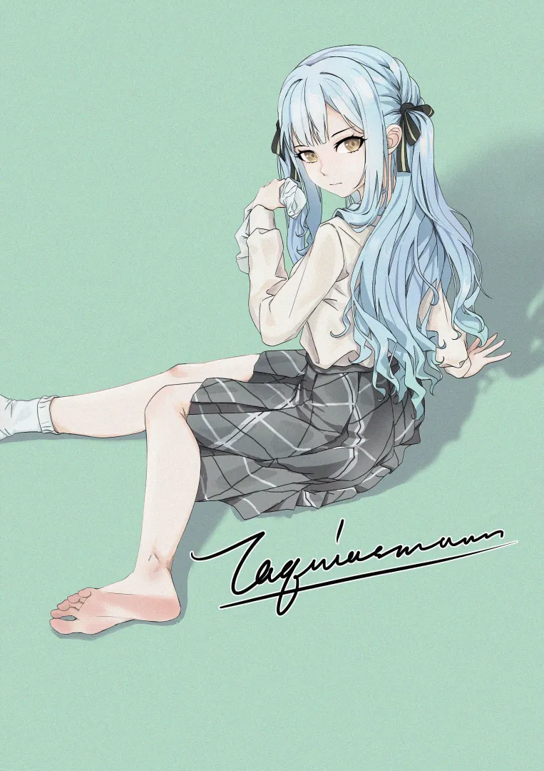 Sakiko with one sock off [BanG Dream!] (Taquia)