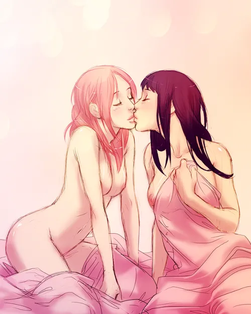 Sakura and Hinata