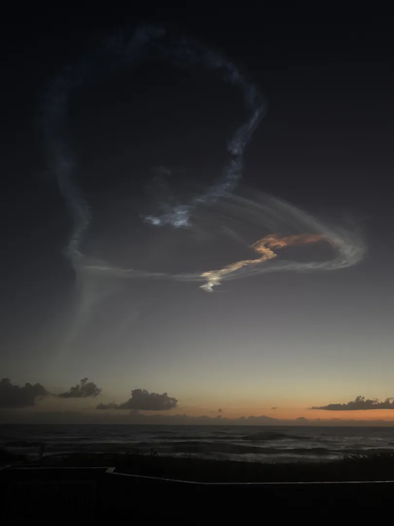 Saw my first rocket launch