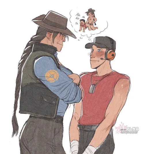 Scout and Femsniper by PLNA