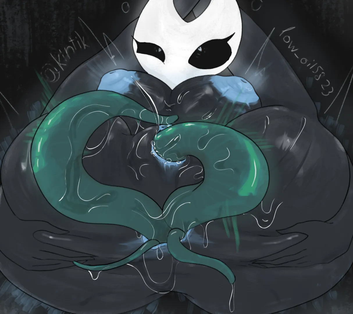 Self-hosted butt cleaner (art by me)