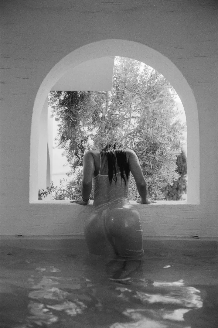 Self-portrait shot on Leica M6