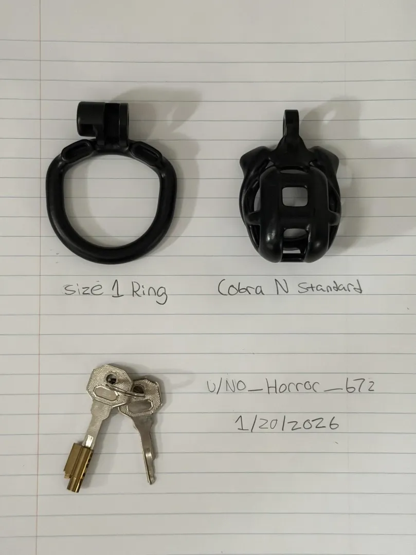 (SELL) (USA) Cobra N (Standard), Size 1 Ring, and Keys