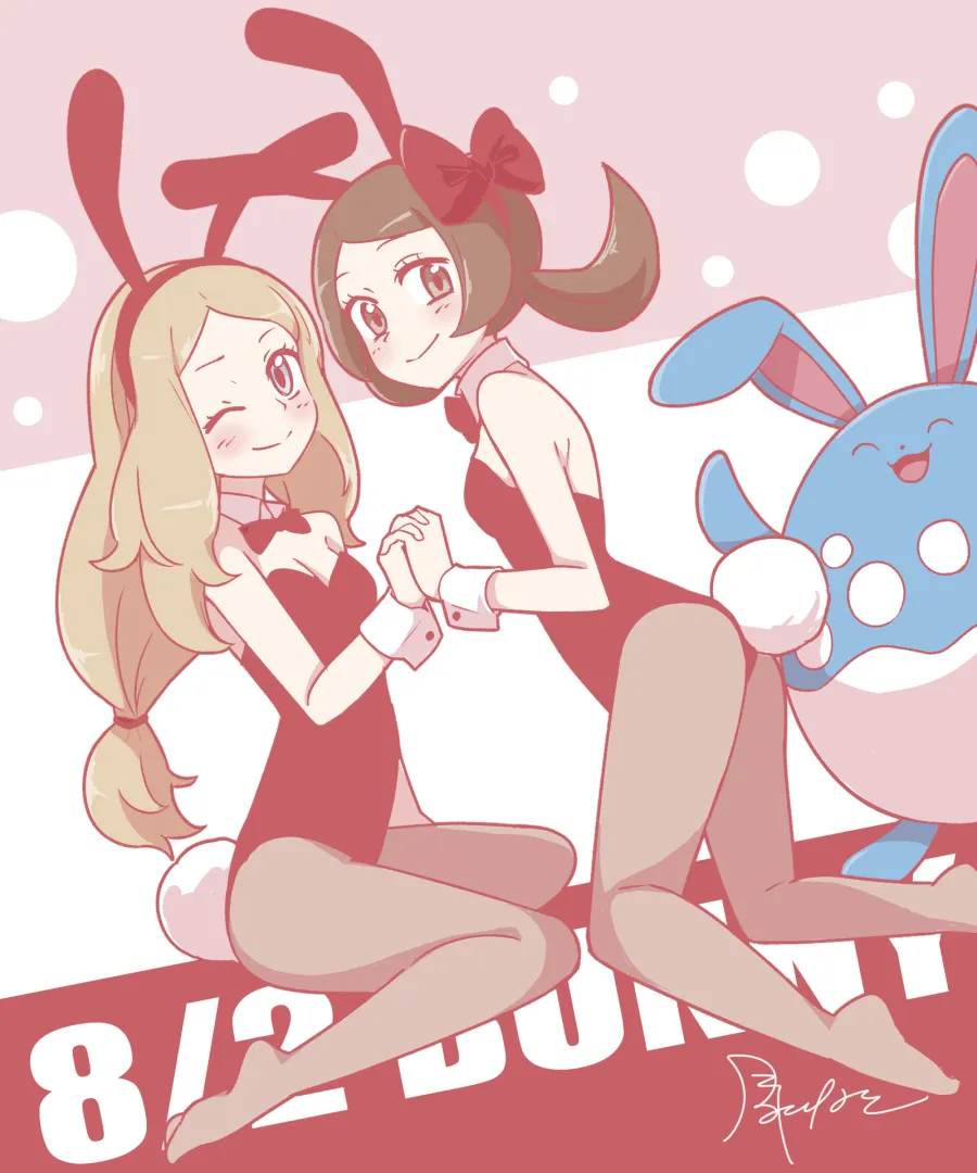 Serena and Lyra [Pokémon]