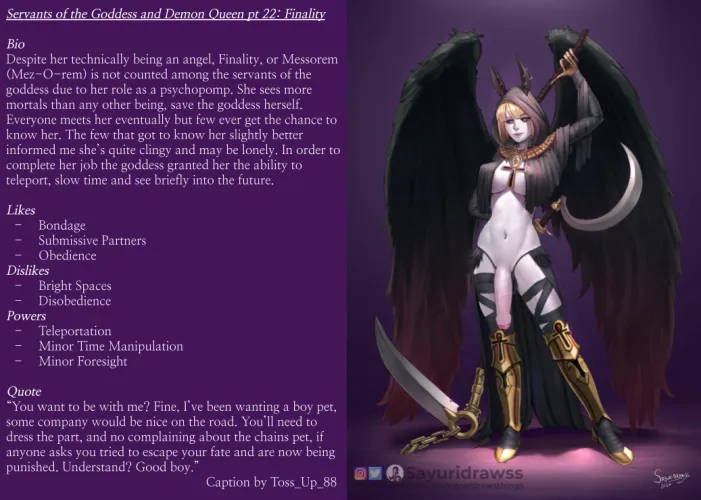 Servants of the Goddess and Demon Queen pt 22: Finality