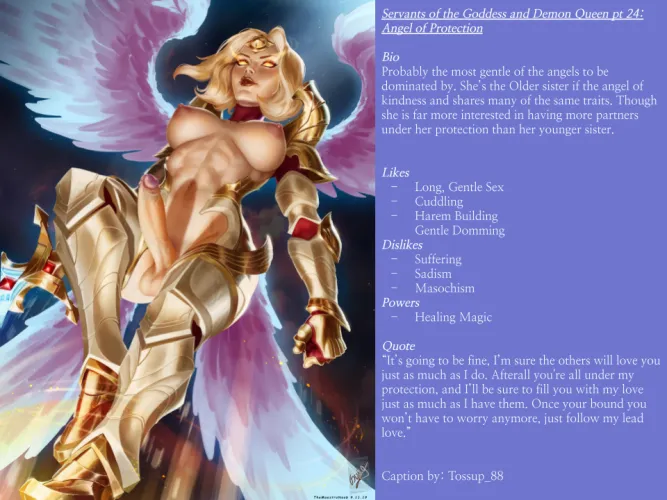 Servants of the Goddess and Demon Queen pt 24: Angel of Protection