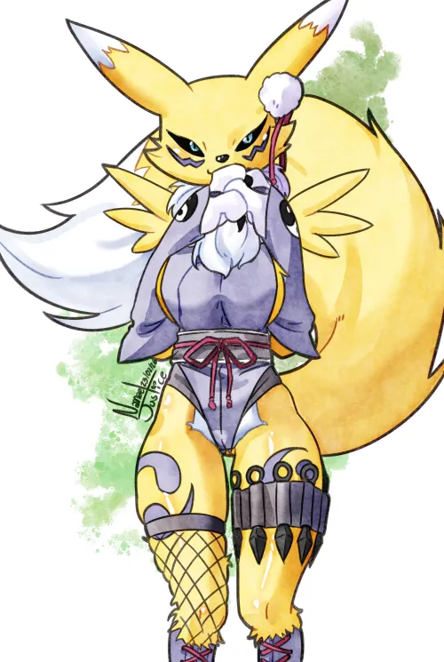 Sexy Ninja Renamon I made! (NanaelJustice)