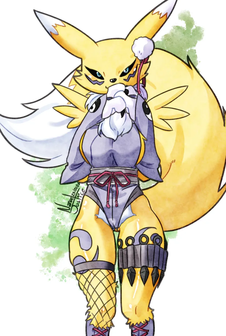Sexy Ninja Renamon I made! (NanaelJustice)