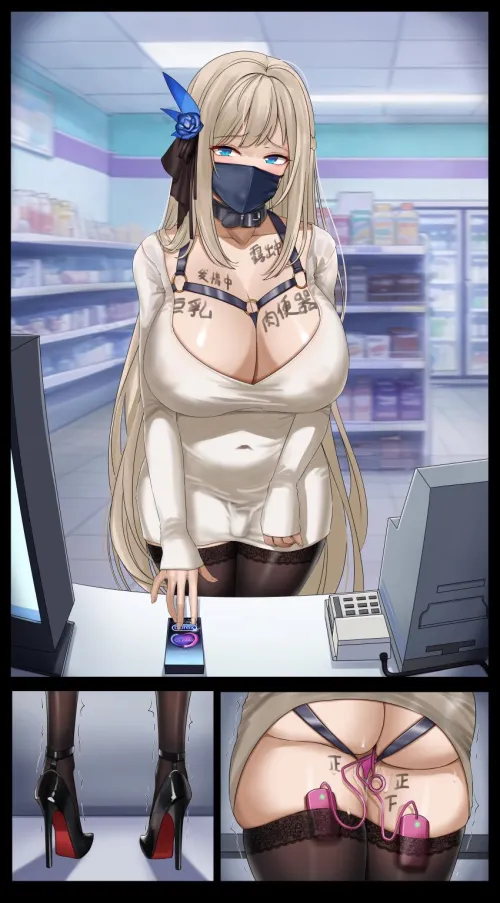 She gets wet from being seen like a slut in public (GHSbin)