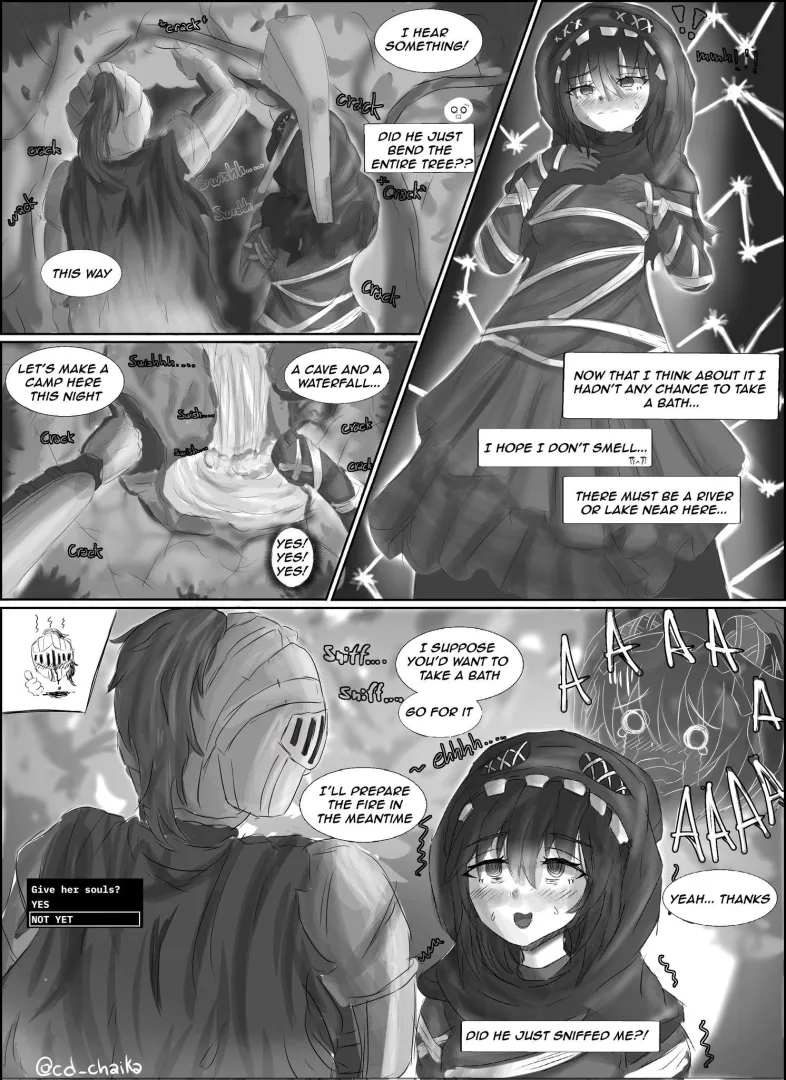 She got wet when he bend the tree and he got hard when he smelled the musk ✍️