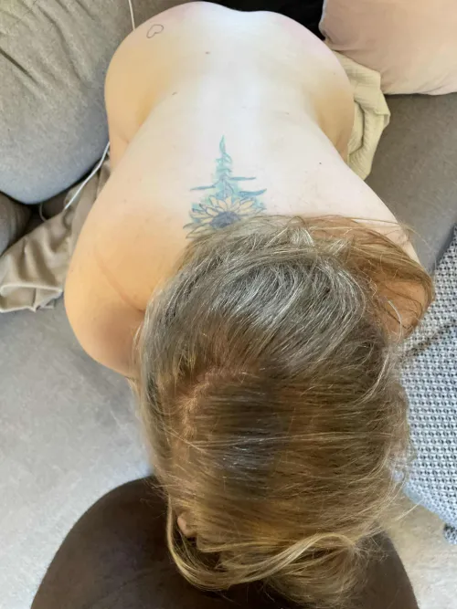 She just cant get enough of him