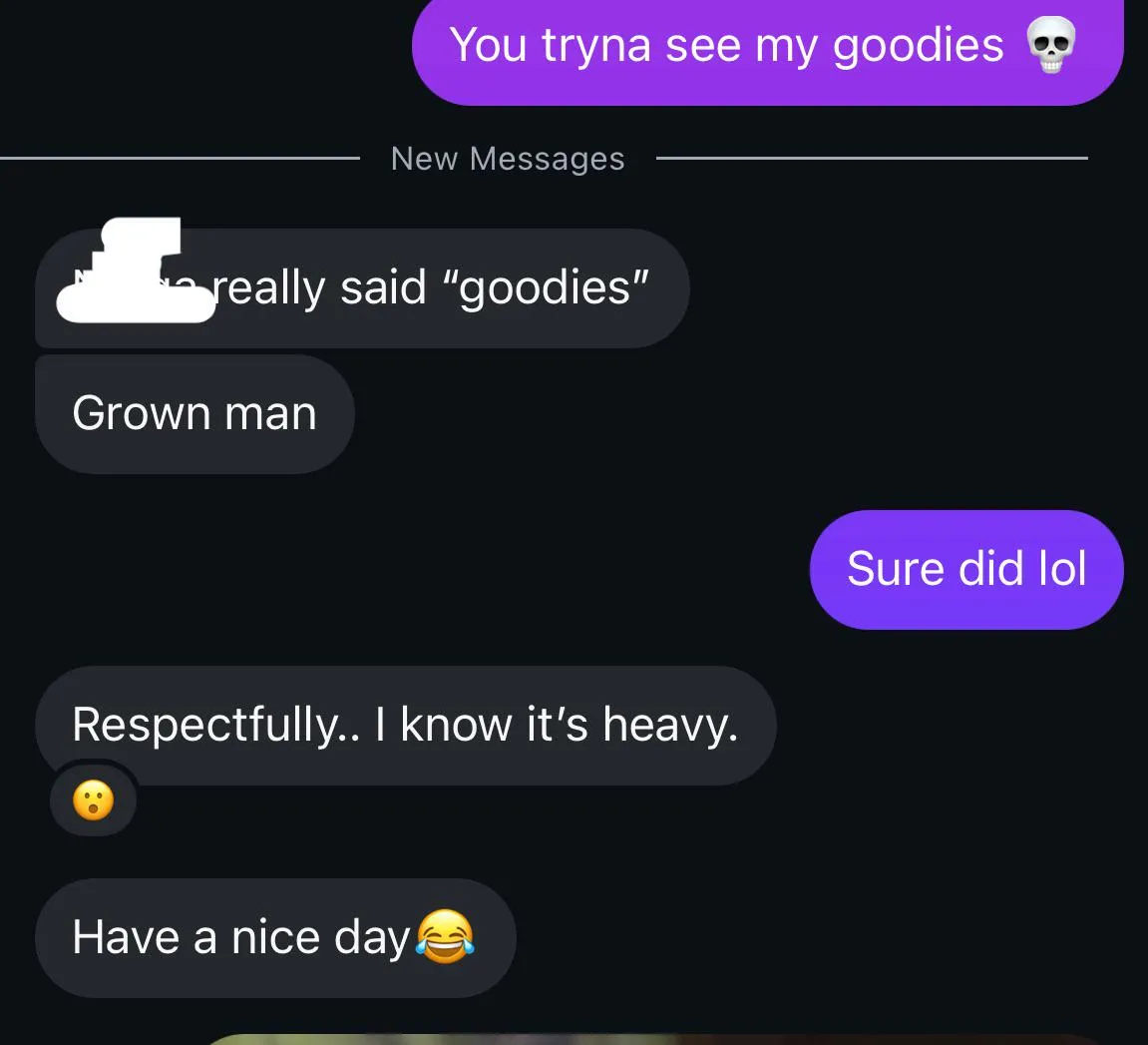 She slid in my DMs on IG to let me know something