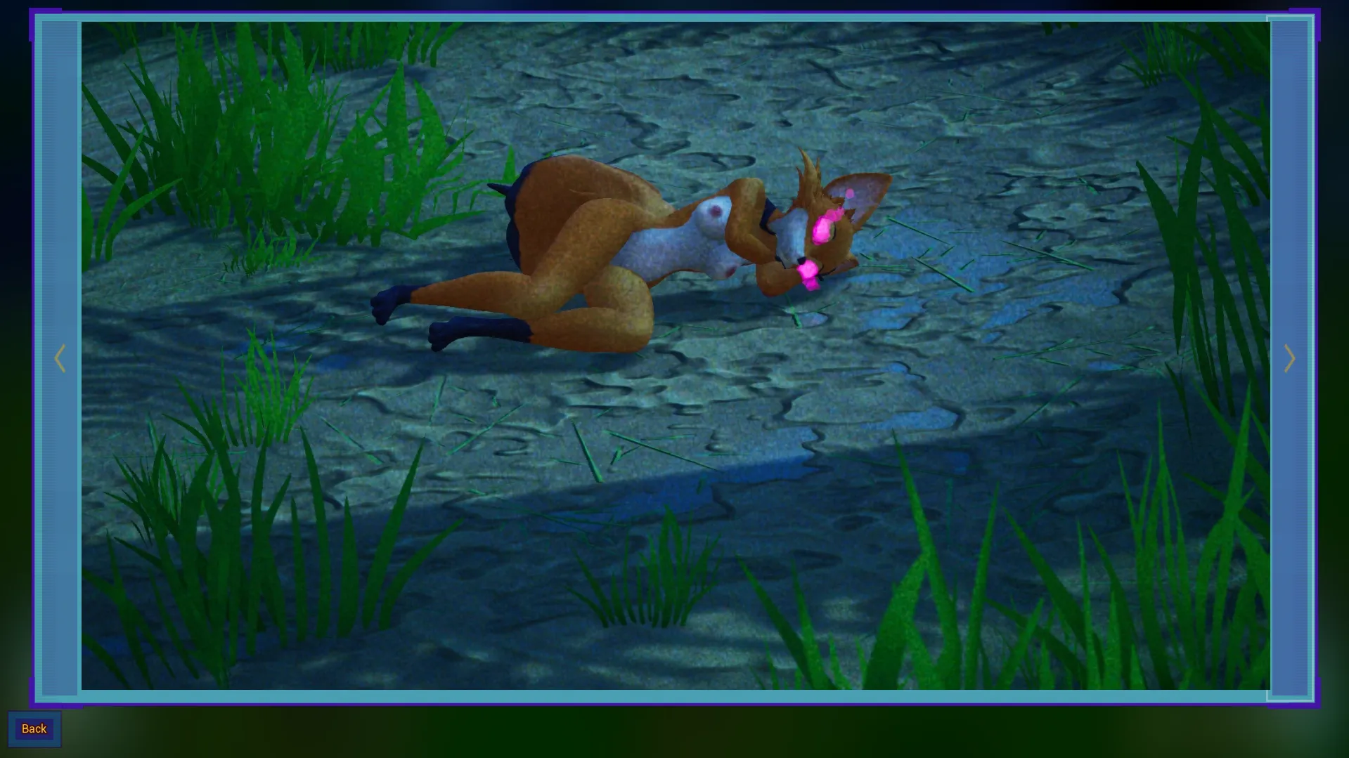 She's not sleeping; it's a trick to capture and make you do everything.  (Sapphire Safari)