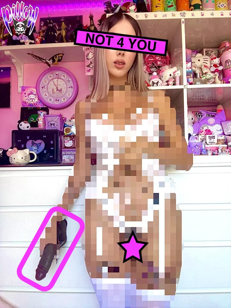 She’s your dream “girl” but let’s be very clear, Pillow has gone Black Only.