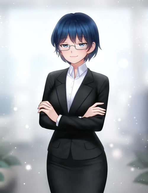 Shizune Hakamichi the smug businesswoman (@GigaMessy) [Katawa Shoujo]