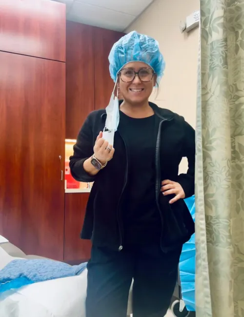 Should I keep the mask on or off?