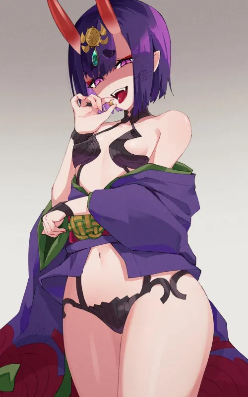 Shuten Douji During Setsubun (Izanaware Game)