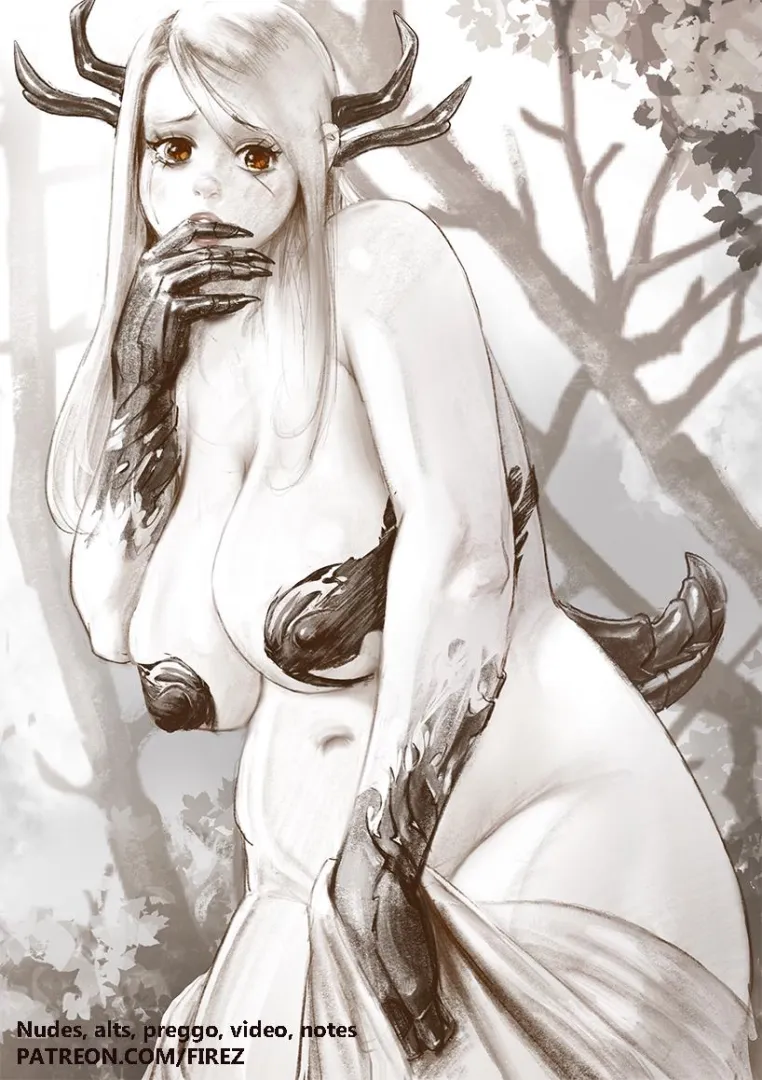 Shy monster girl. More in the replies