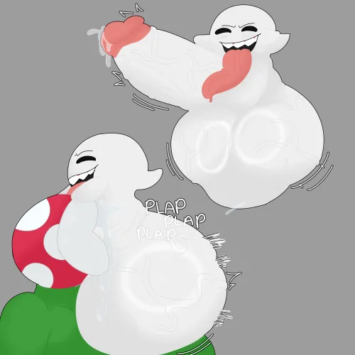 Silly ghosts (art by Sl33py_Demon)