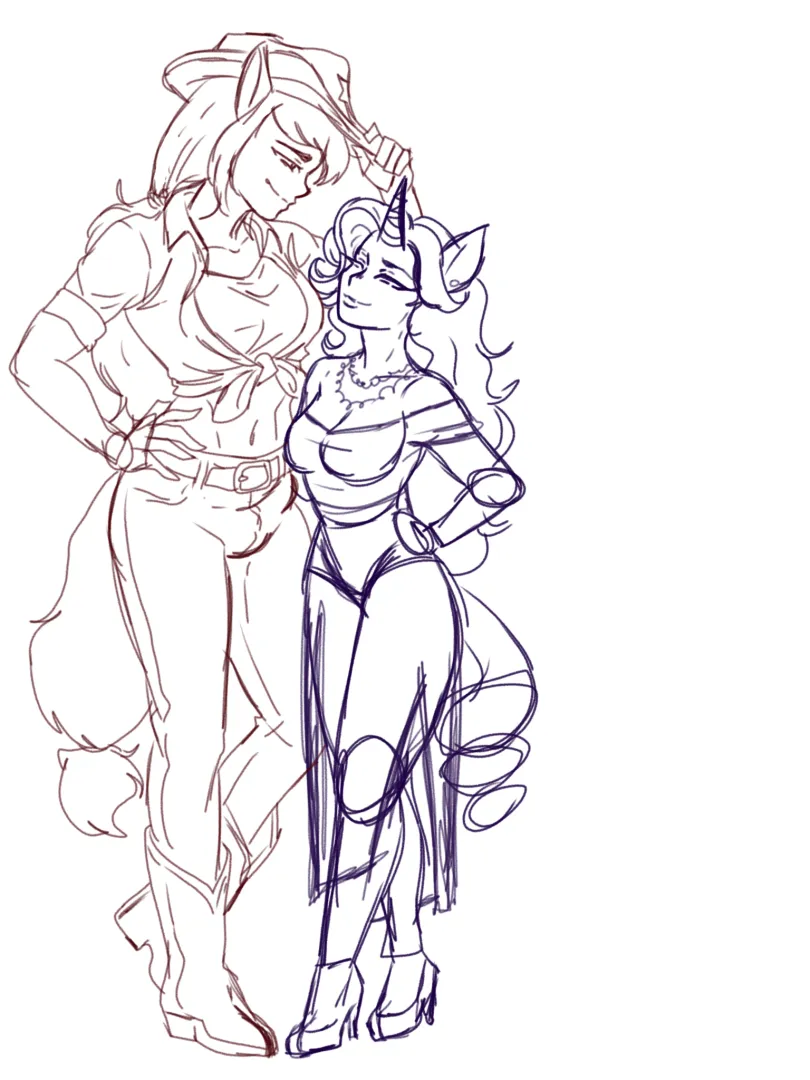 Sim ouvi os conselhos e vou desenhar nsfw de mlp