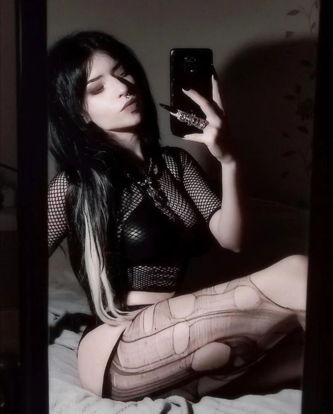 Slide my bra to the side