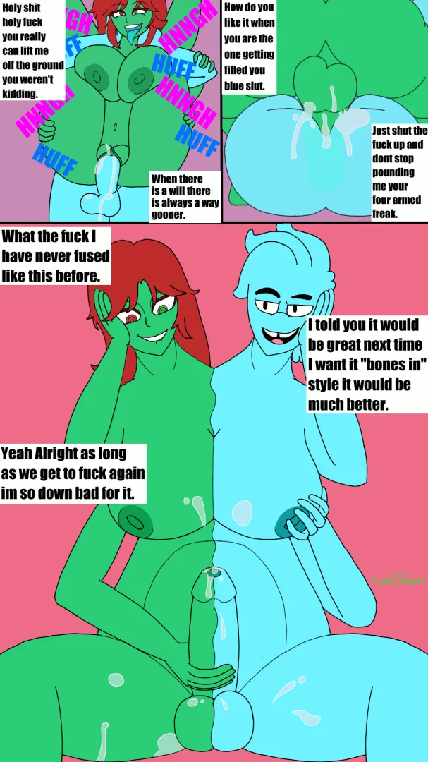 Slimes know how to have fun! First comic I have made hoping to make more!