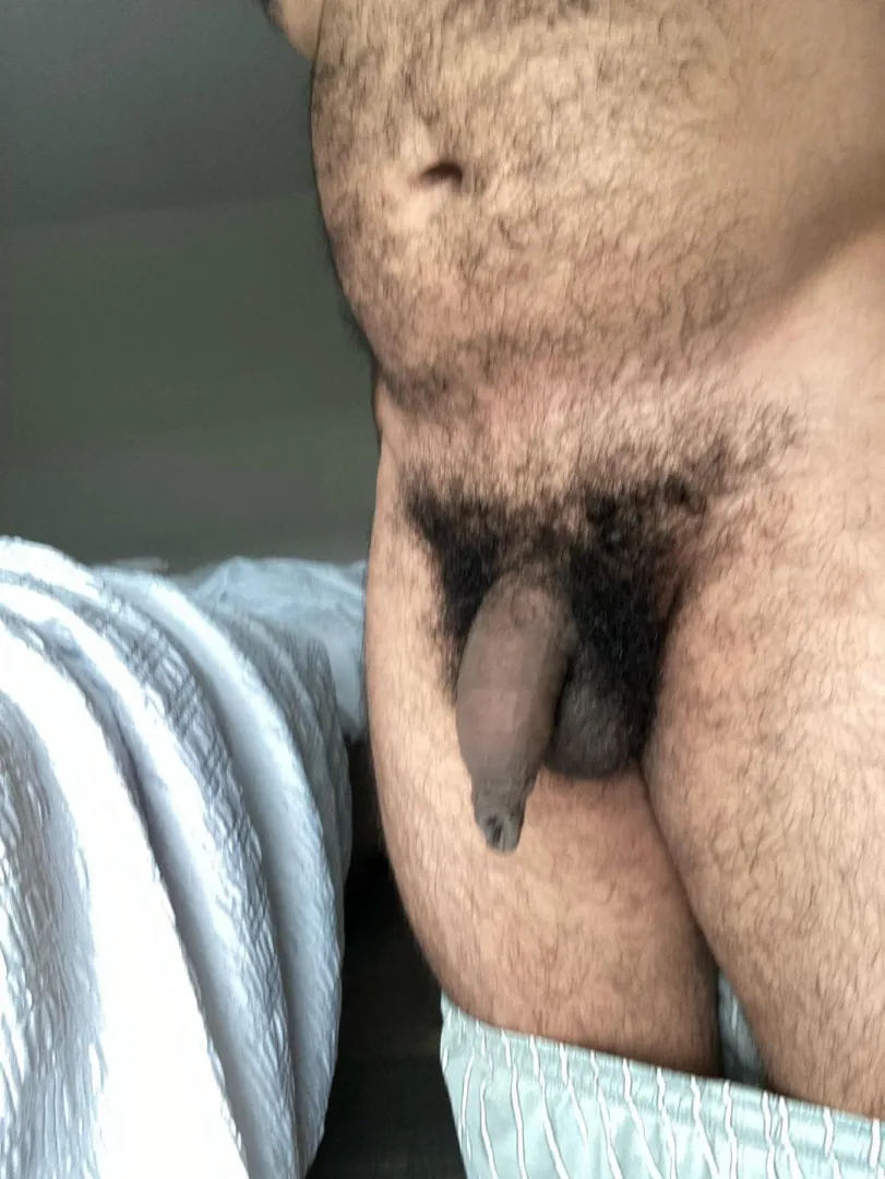 Small hairy uncut